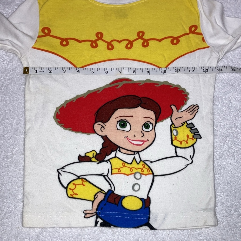 Disney store Toy Story Jessie cowgirl snug fit cotton pajamas 10/12 - Picture 3 of 9